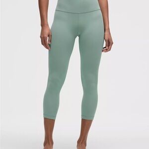 Lululemon Align™ High-Rise Crop 23” Sage green size 6